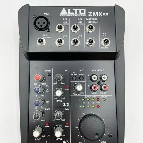 美品】Alto Professional 5チャンネル・2バス・ミキサー ZMX52 - メルカリ