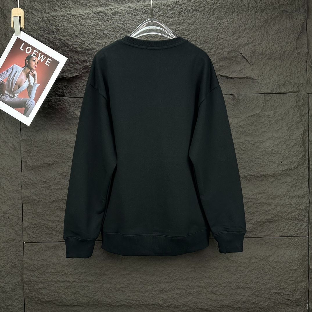 新品　未使用　ロゴ　スウェット　メンズ　黒　2XL pradaプリント 英語 本日限定特価】PRADA メンズ＆レディース スウェットシャツ ロゴ