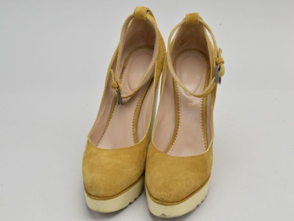 クロエ　Chloe パンプス37 クロエ Chloe パンプス アンクルストラップ 37サイズ ベージュ