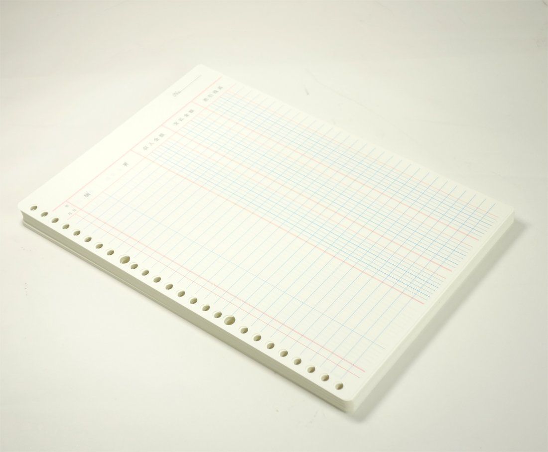  B 5 金銭出納帳 三色刷ルーズリーフ 26穴 コクヨ リ 101 ルーズリーフ ノート メモ帳
