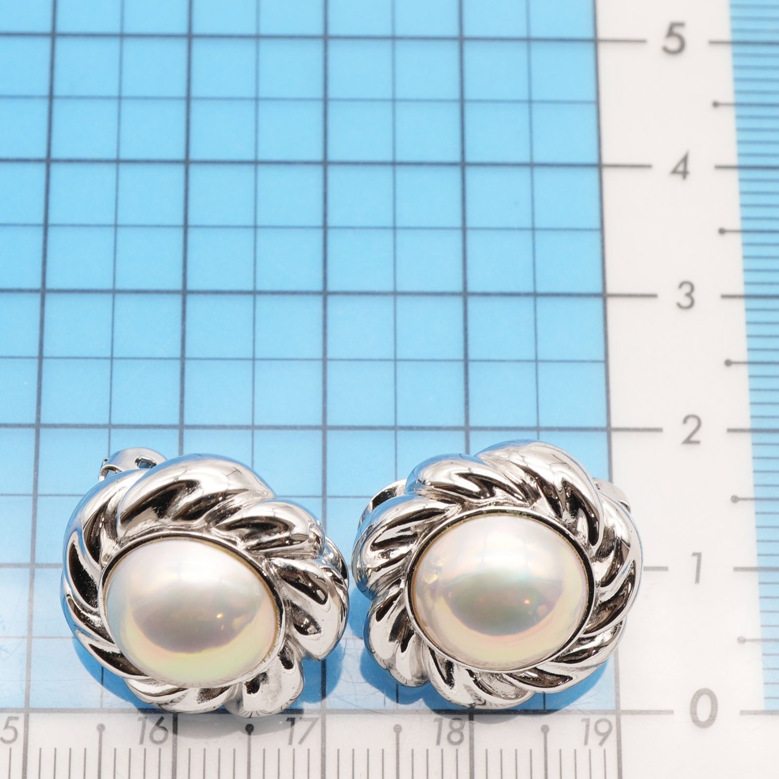 TASAKI マベパールイヤリング 美品 田崎真珠 TASAKI タサキ 良質天然