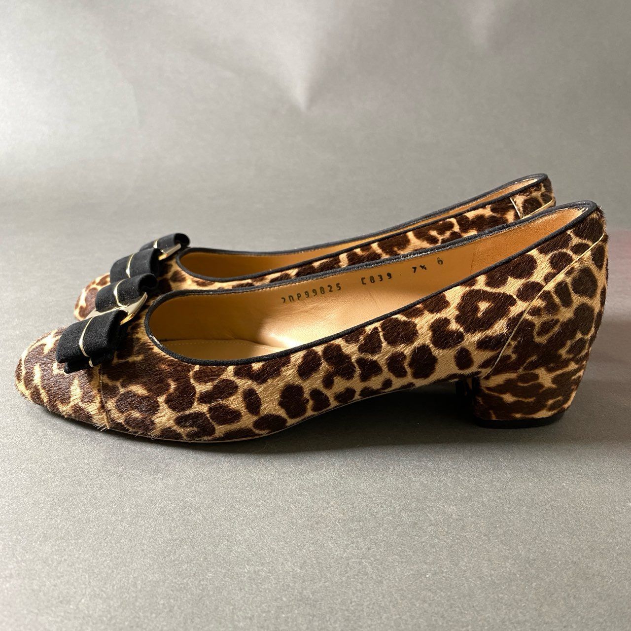 Salvatore Ferragamo ブーツ 7サイズ ブラウン/レオパード Salvatore Ferragamo ブーツ 7サイズ ブラウン/レオパード
