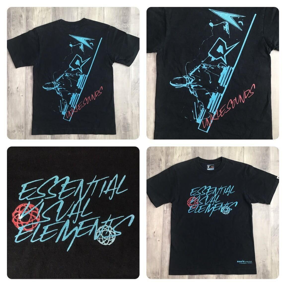 ☆激レア☆ 初期 Unkle × BAPE Tシャツ Sサイズ a bathing ape futura 