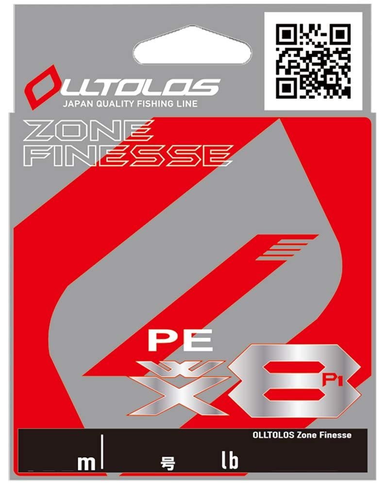【新品・3営業日で発送】よつあみ X-BRAID OLLTLOS PEWX8 ZONE Fin 0.8号16lb