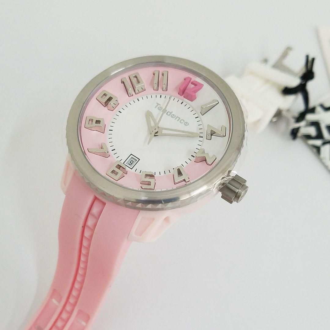アウトレット品】 TENDENCE テンデンス 腕時計 ピンク×白 TDC