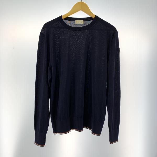 MONCLER ウールセーター ネイビー C-TIND-18-173 モンクレール 19 240019502950