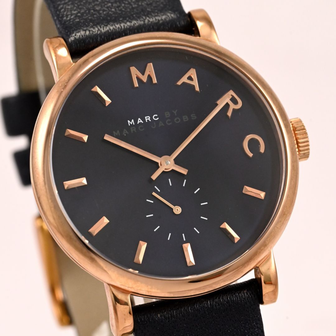Marc by Marc Jacobs マークバイマークジェイコブス 中古腕時計/ベイカー/MBM1329/ネイビー×ネイビーレザー