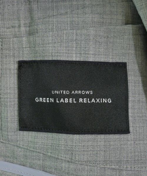 【美品】green label relaxingノーカラージャケット green label relaxing ジャケット ノーカラージャケット