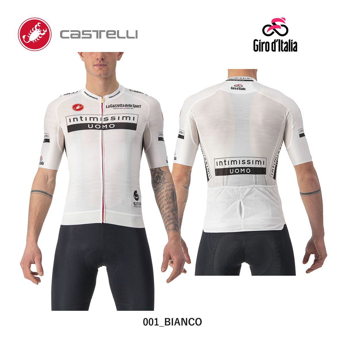 美品　CASTELLI カステリ　サイクルジャージ 黒　白ライン　XL CASTELLI（カステリ）FUORI JERSEY （フオリジャージー） 20024