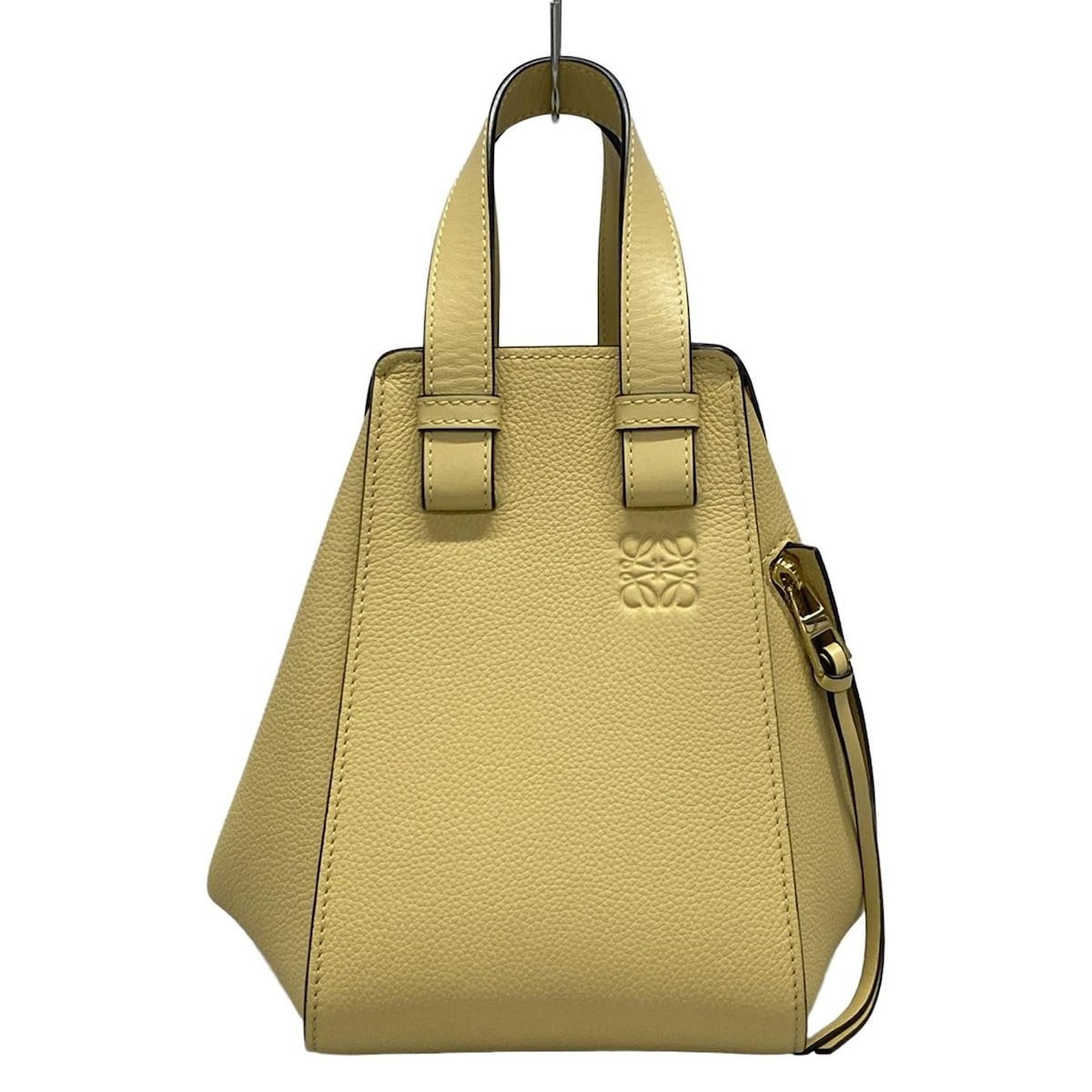 LOEWE ロエベ ハンドバッグ ハンモックバッグコンパクト A538H13X03 ダークバター イエローベージュ