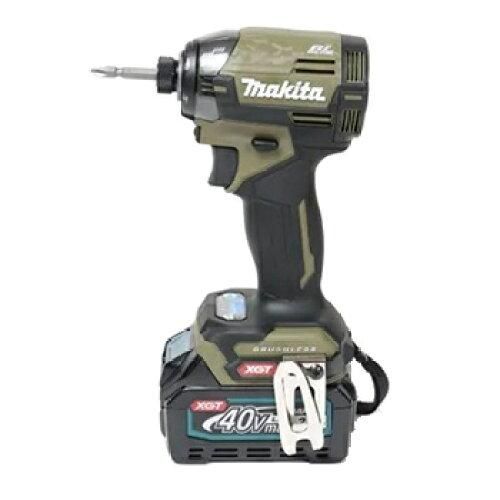 2営業日で発送 MAKITA マキタ マキタ Makita 充電式インパクトドライバ オリ ーブ 40Vmax2.5Ah バッテリ2本 充電器 ケース付 TD002GRDXO