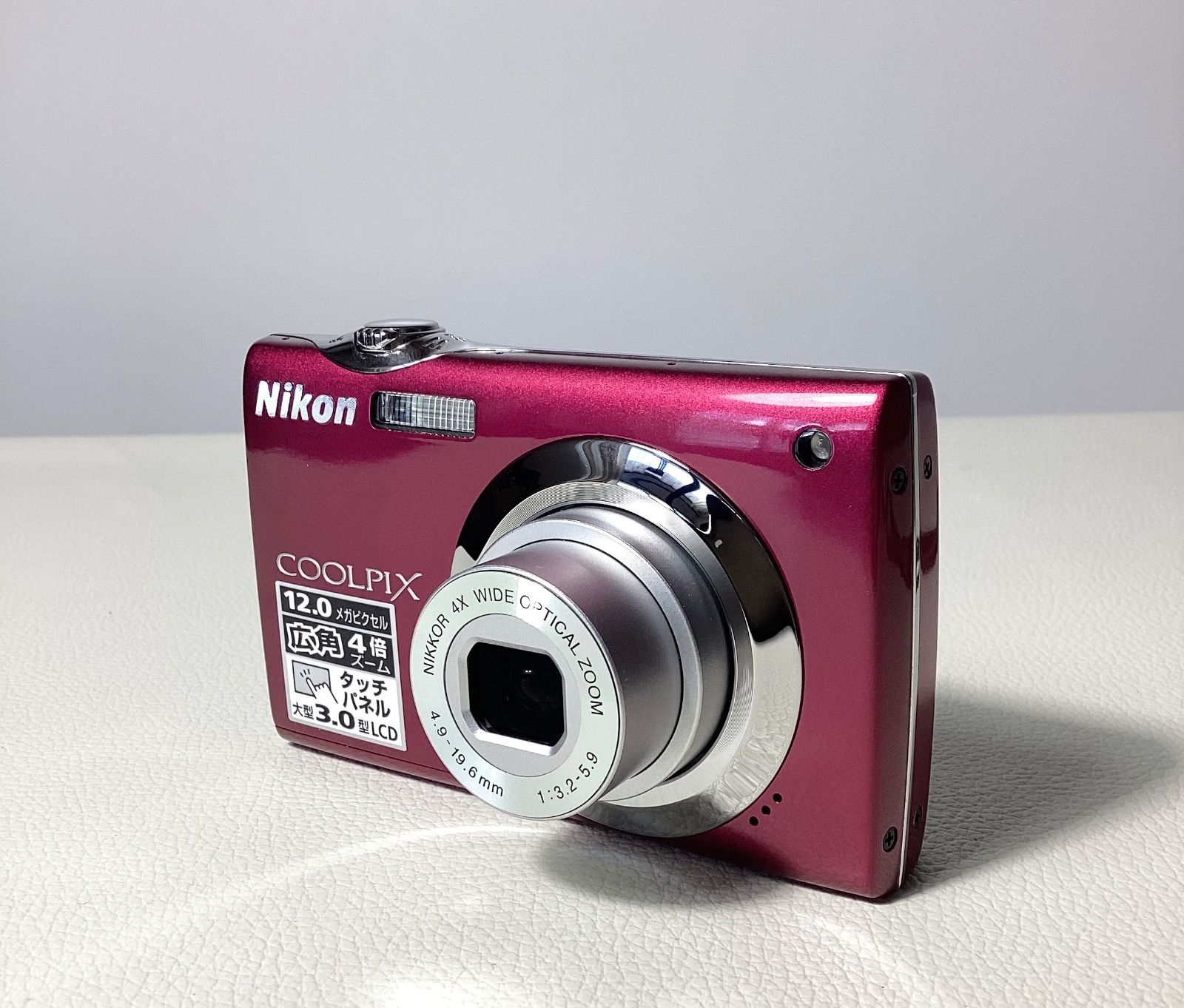 Nikon ニコン　COOLPIX S4000 ルビー　レッド　ピンク　デジカメ Nikon ニコン COOLPIX S4000 ルビー レッド ピンク デジカメ