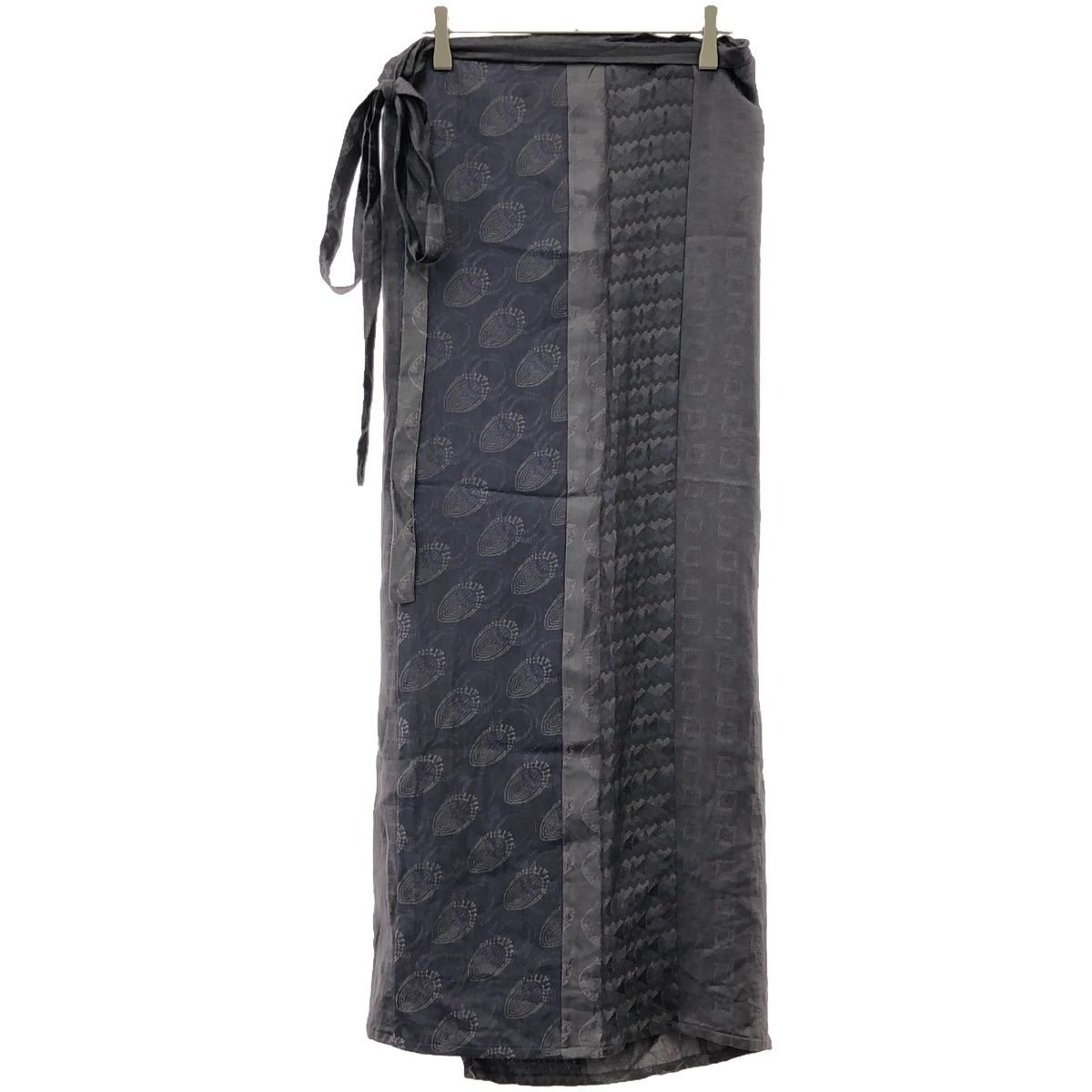ANN DEMEULEMEESTER アンドゥムルメステール ジャガードシルク