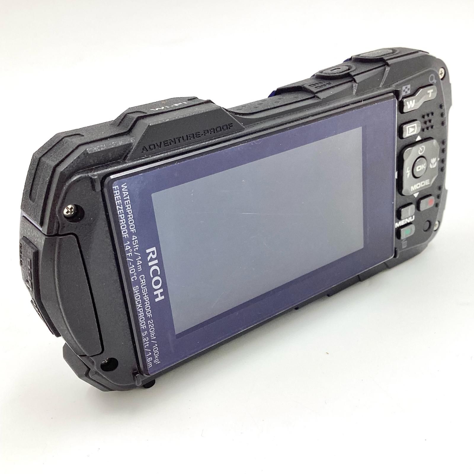 RICOH WG-40w 人気色Blueコンパクトデジタルカメラ　美品動作確認済 RICOH WG-40W 人気色Blueコンパクトデジタルカメラ Amazon