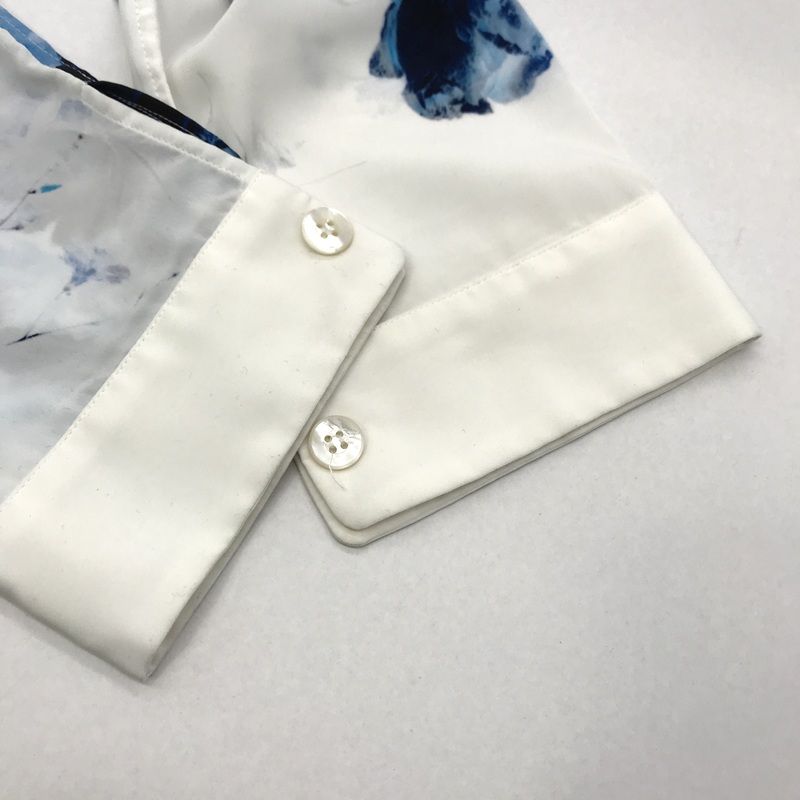 LAD MUSICIAN 長袖シャツ デシンフラワーパジャマシャツ 2119-116  