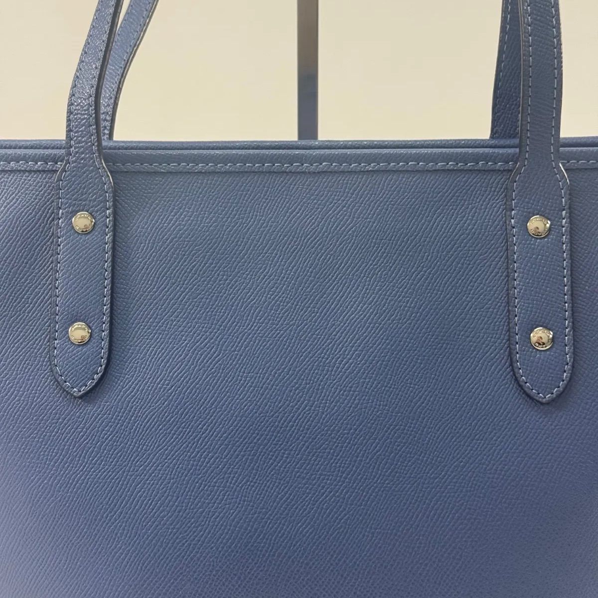 コーチ COACH レザートートバッグ ブルー🫐 - メルカリ
