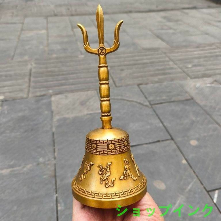 銅器 鐘編 書道具 文房具 置物 装飾品 工芸品 美術品 法器 太極八卦鈴 工芸品 美術品 置物 - メルカリ