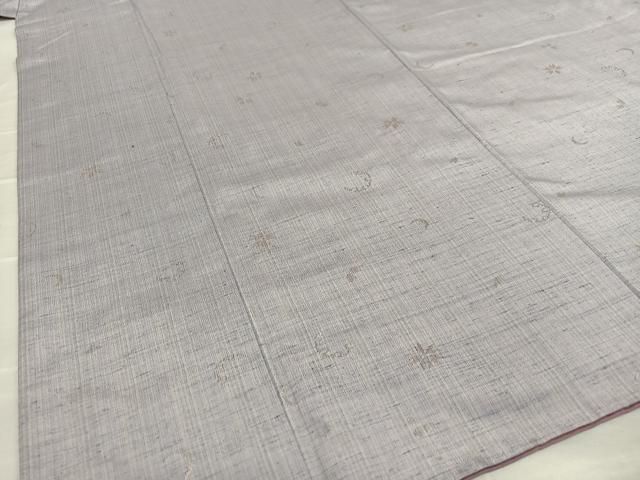 平和屋着物○紅花紬 米沢 雪輪舞花文 絵夢工房 正絹 逸品 AAAT0546zg