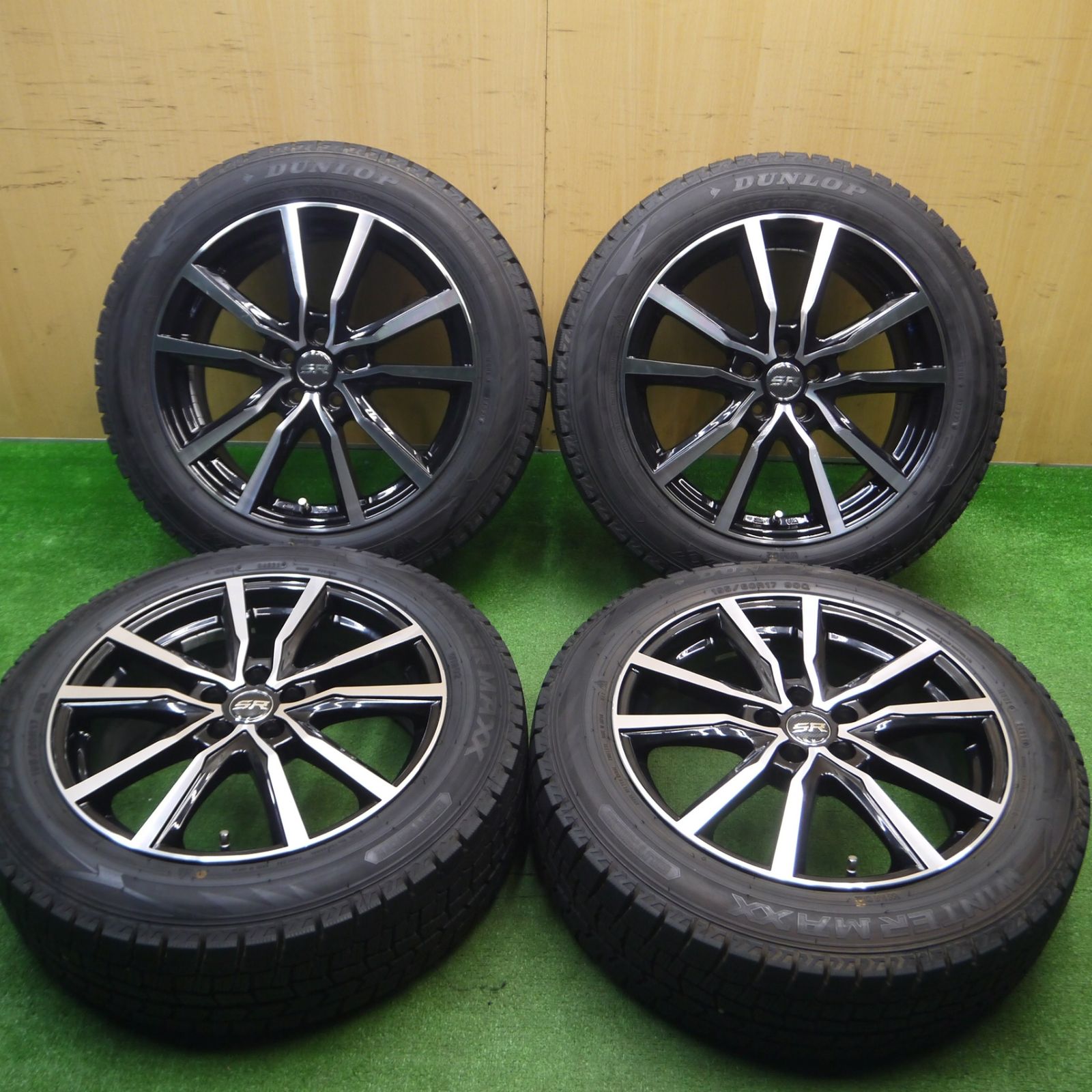 ライズ、17インチホイールセット 195/60R17 ダンロップ 良好品】トヨタ ライズ Z 純正 17in 6J +40 PCD100 ダンロップ