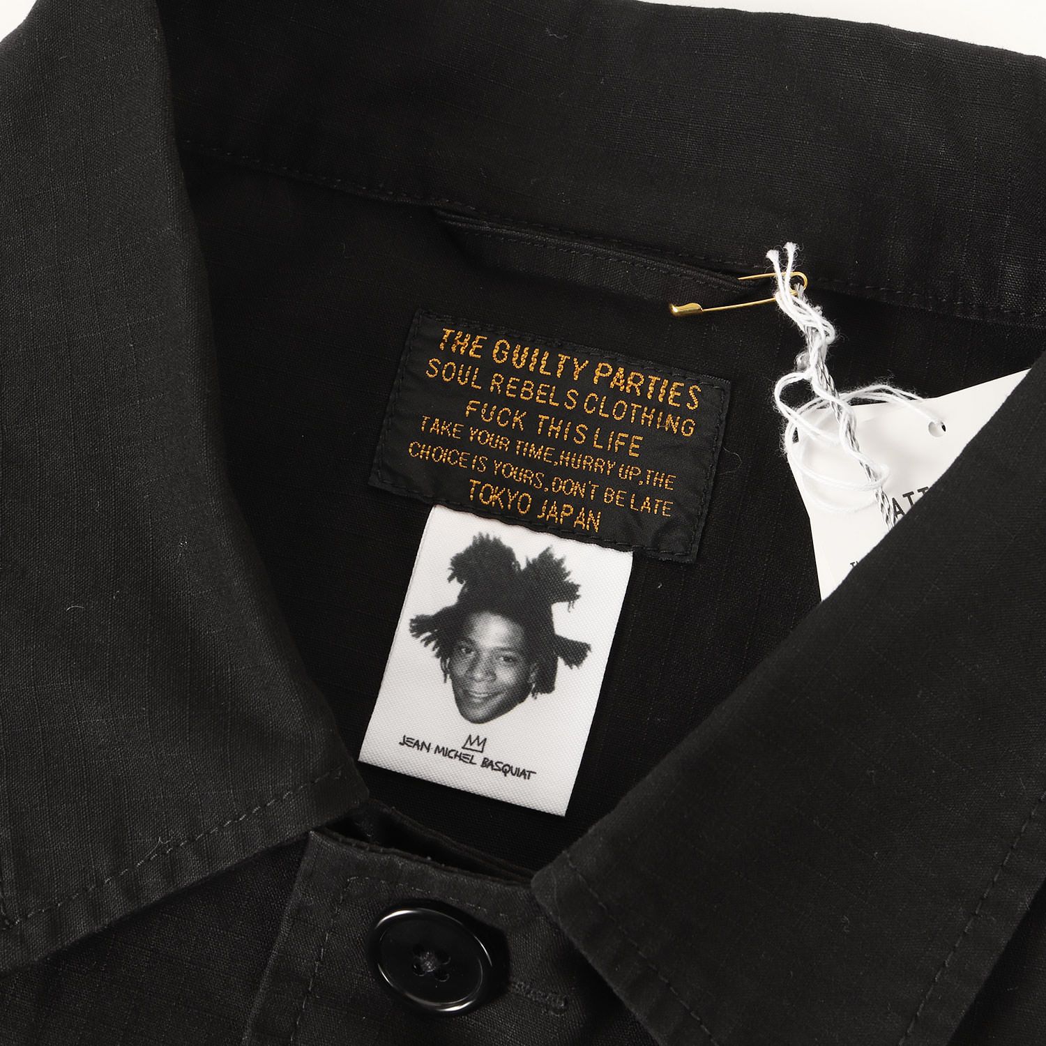 WACKO MARIA ワコマリア シャツ ブラック 黒 サイズ:XL | 23SS JEAN-MICHEL BASQUIAT フォトプリント アーミーシャツ (ARMY SHIRT) | トップス カジュアルシャツ 長袖【メンズ】【K4565】 新品】WACKO MARIA ワコマリア シャツ ブラック 黒 サイズ:XL | 23SS