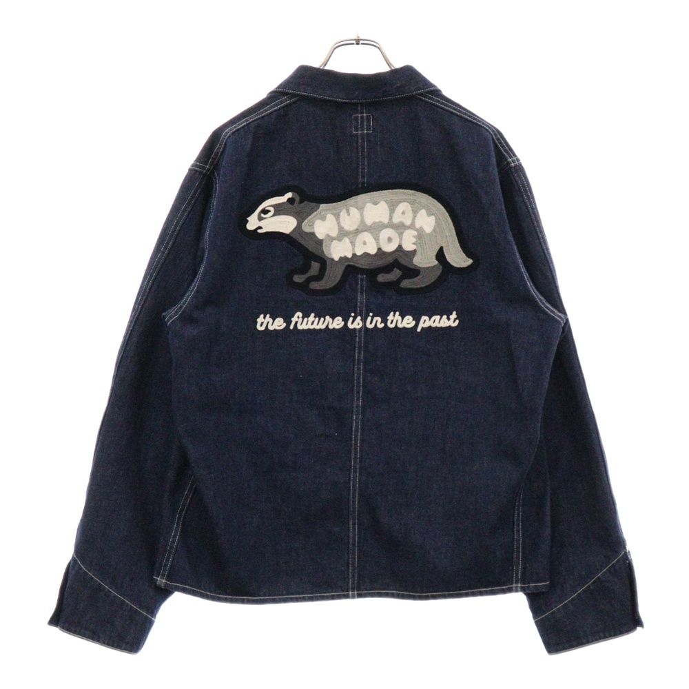 HUMAN MADE (ヒューマンメイド) DENIM SHORT COVERALL JACKET デニム