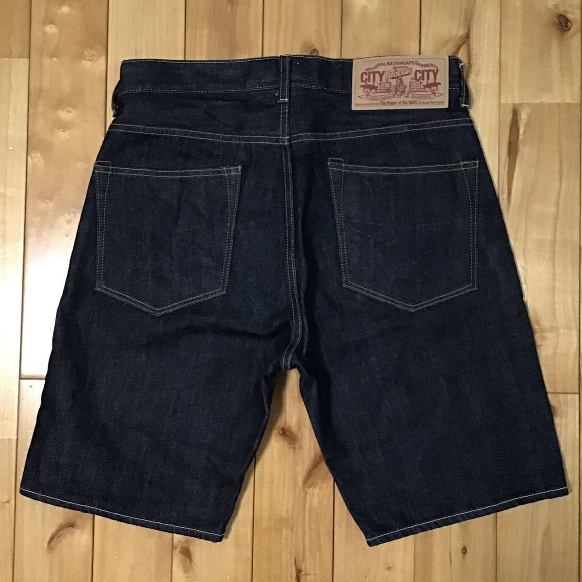 BAPESTA denim ハーフパンツ Sサイズ a bathing ape BAPE sta shorts