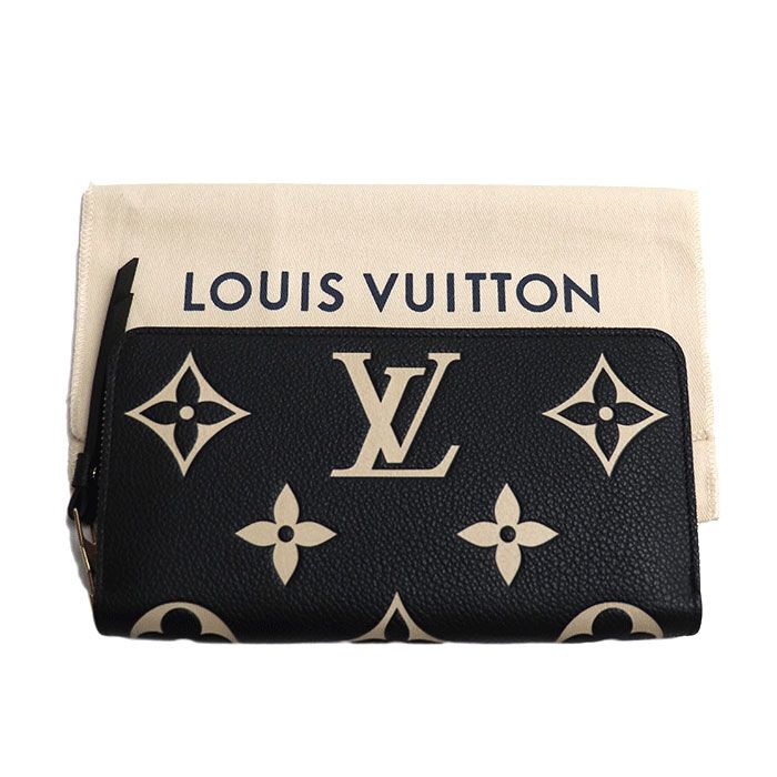 LOUIS VUITTON ルイ・ヴィトン ジッピーウォレット 長財布 ラウンドファスナー バイカラーアンプラント ブラック ベージュ M80481  IC レディース 未使用 買取品 - メルカリ