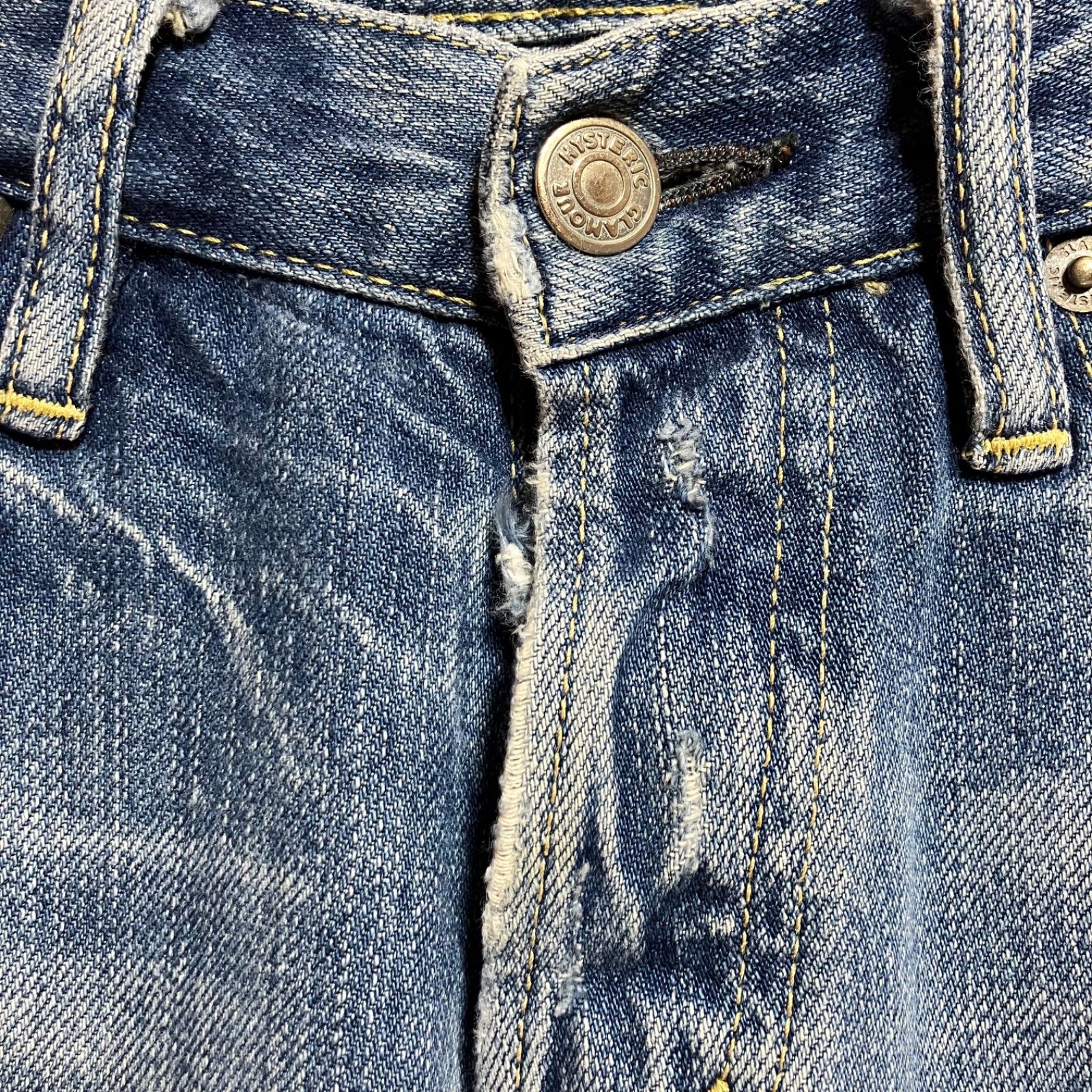 Hysteric Glamour ヒステリックグラマー ダメージ リペア加工 デニム 