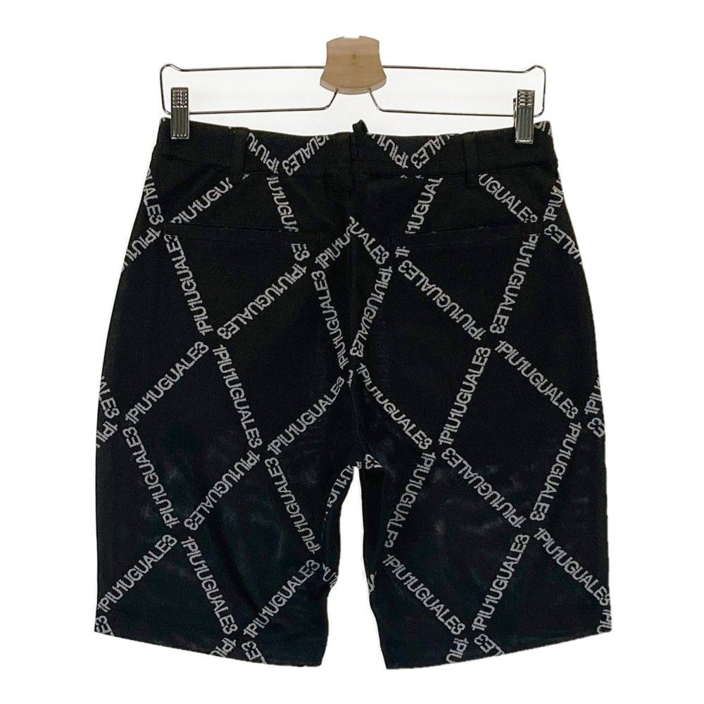 サイズ 4 1PIU1UGUALE3 GOLF GRK064 ハーフパンツ 総柄 ブラック系 240101367631 ゴルフウェア メンズ ストスト