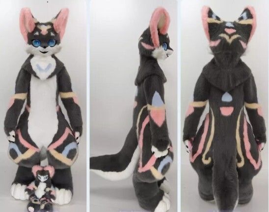 即納 着ぐるみ ケモノ体 短毛タイプ セット ケモノ ぬいぐるみ