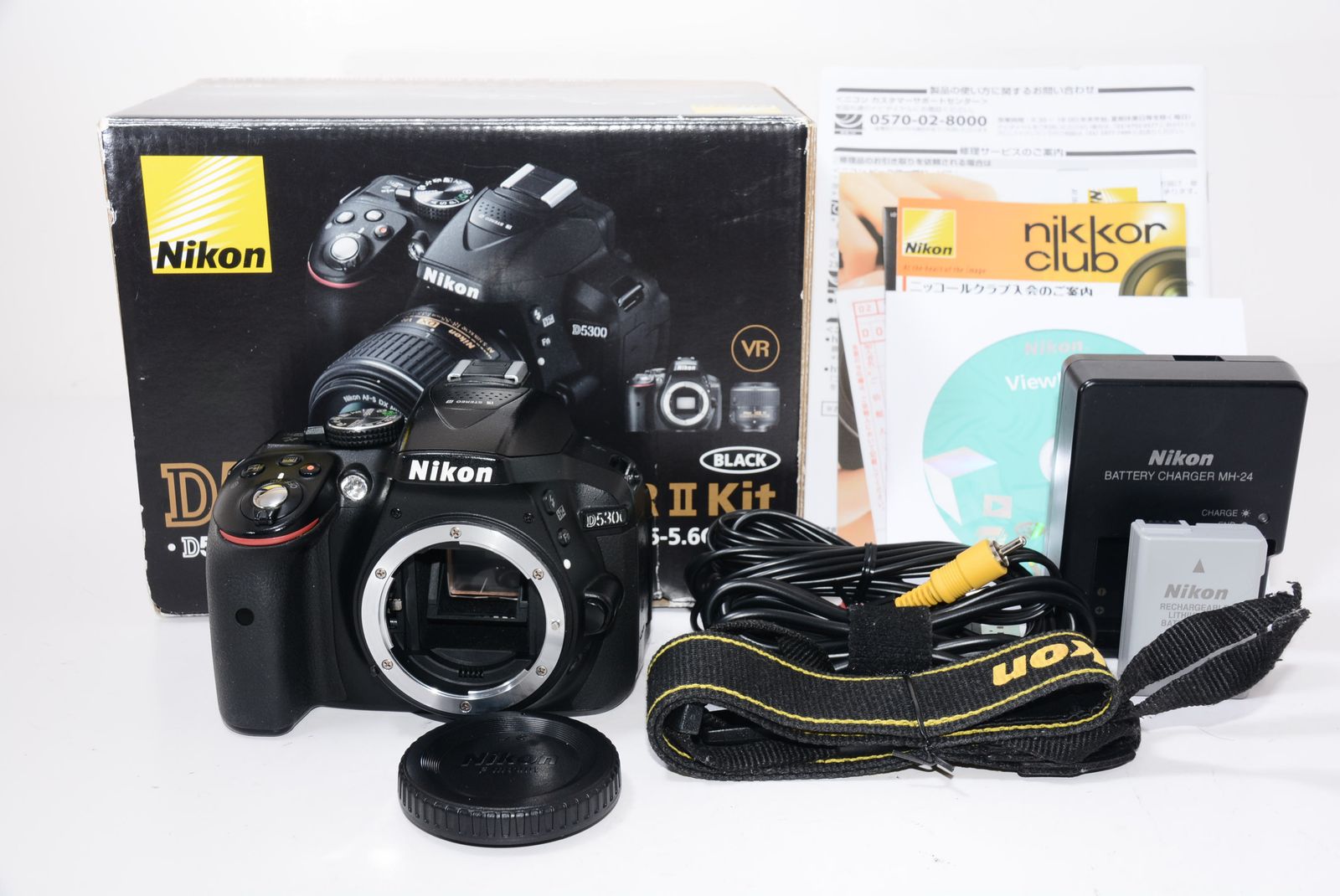 Nikon デジタル一眼レフカメラ D5300 2400万画素 3.2型液晶 百獣の買取王カメライオン メルカリ