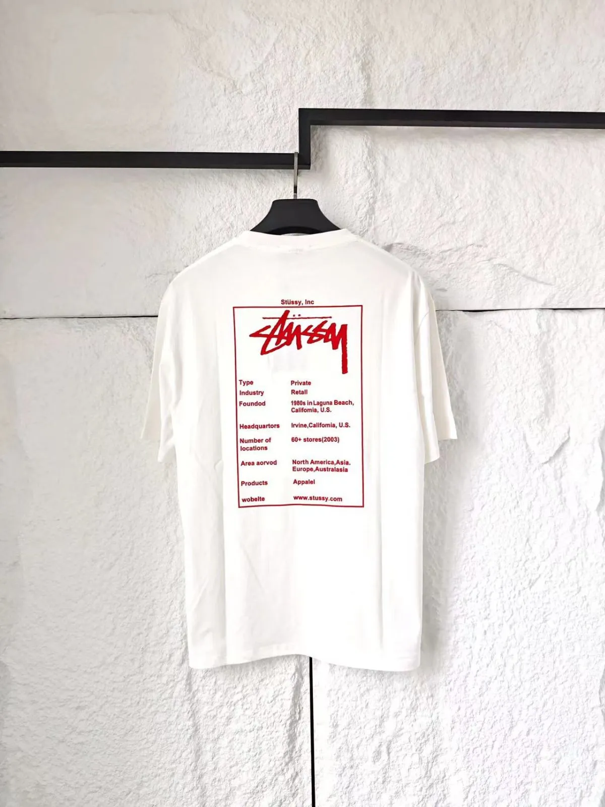 新作◆STUSSY ステューシー◆Wiki Tee Tシャツ　ユニセックス