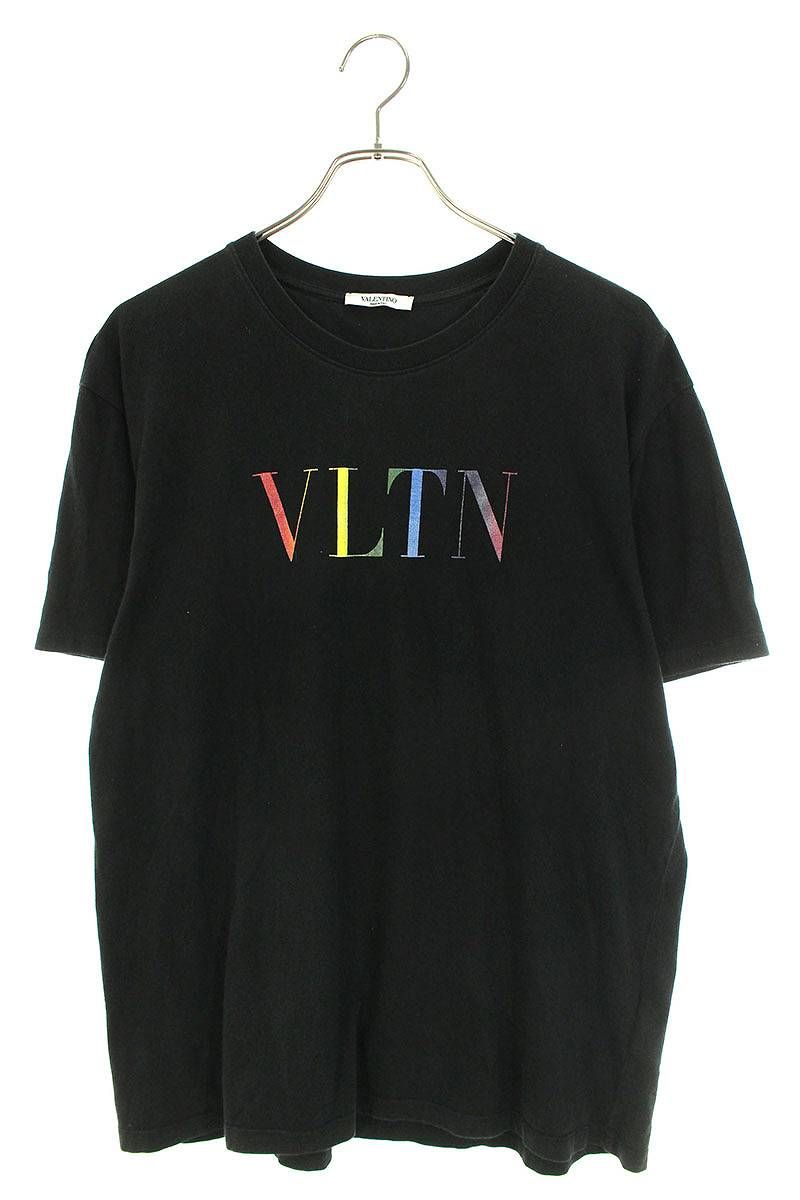 ヴァレンチノ  21SS  VV3MG10V72U VLTNマルチカラーロゴプリントTシャツ メンズ XL