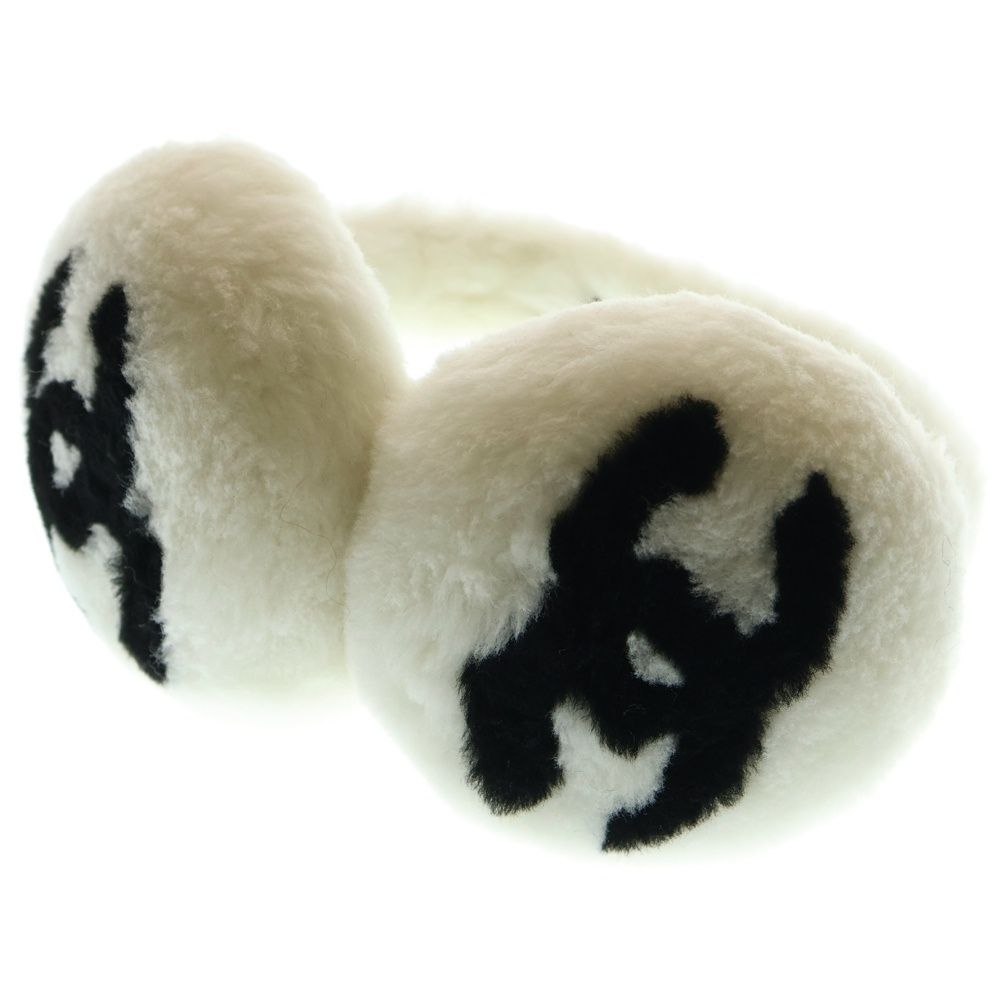 CHANEL シャネル ココマーク イヤーマフ 耳当て ホワイト