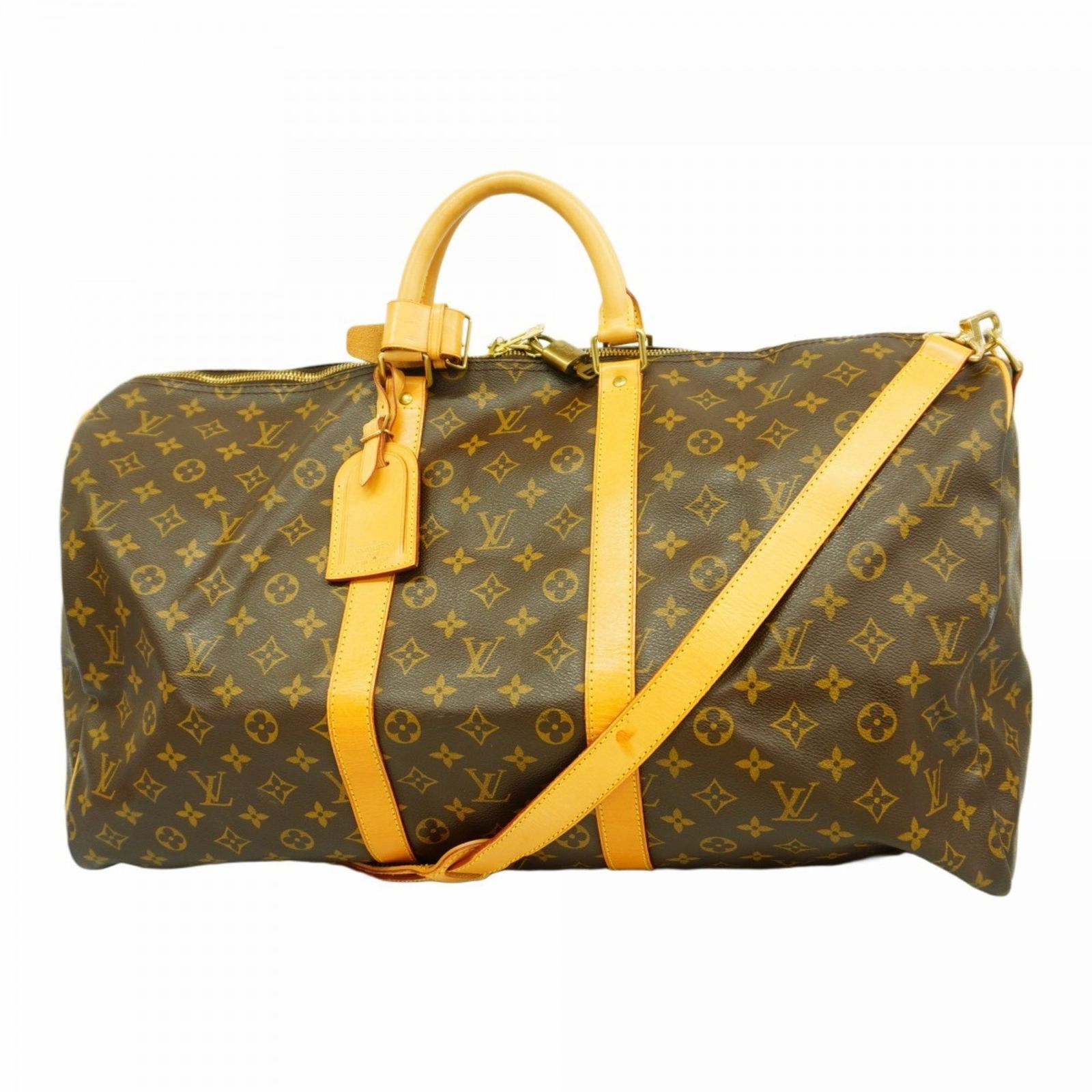 ルイ ヴィトン Louis Vuitton ルイ ヴィトン ボストンバッグ モノグラム キーポルバンドリエール55 M41414 ブラウンメンズ レディース