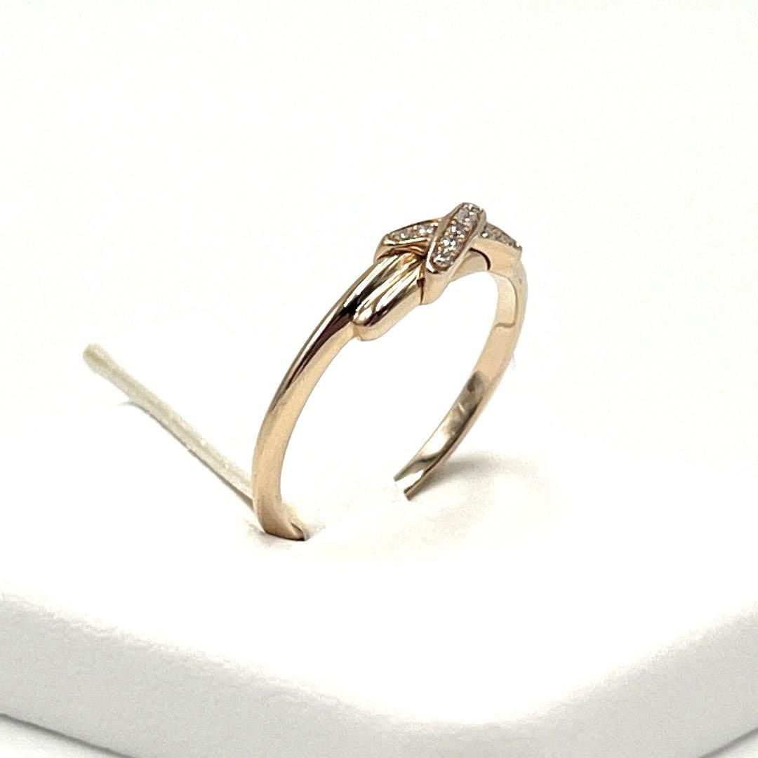 【超美品・9－10号】ショーメ　指輪　リング　リアン　ダイヤ　ピンク　ゴールド 超美品・9－10号】ショーメ 指輪 リング リアン ダイヤ ピンク