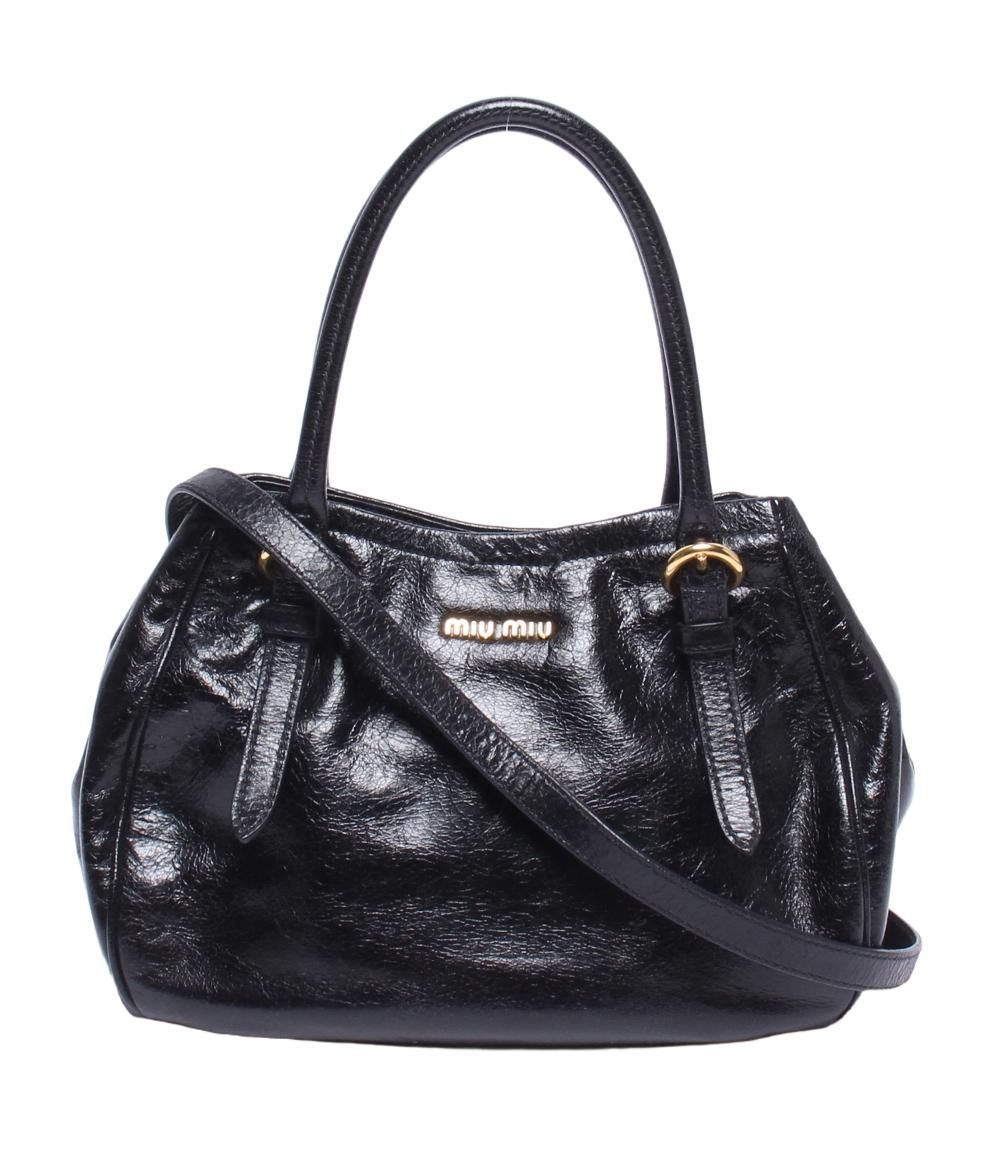 miu miu ブラック ショルダーバッグ 財布付き 最終値下げ ブラック