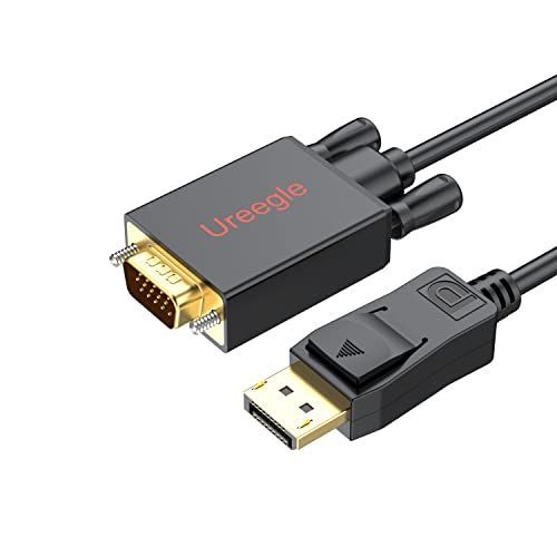 0.9 M Ureegle Displayport VGA 変換 ケーブル ディスプレイポートto