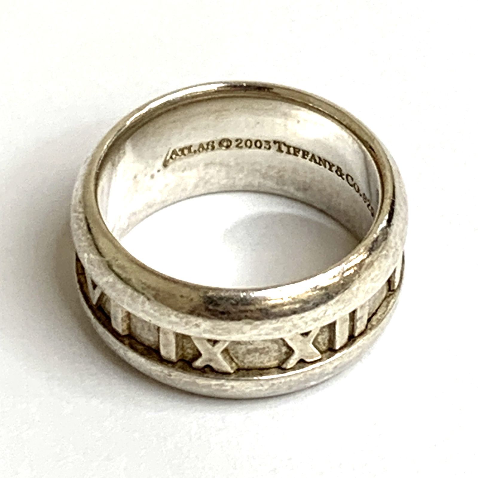 中古品】TIFFANY＆Co. アトラス シルバーリング ティファニー