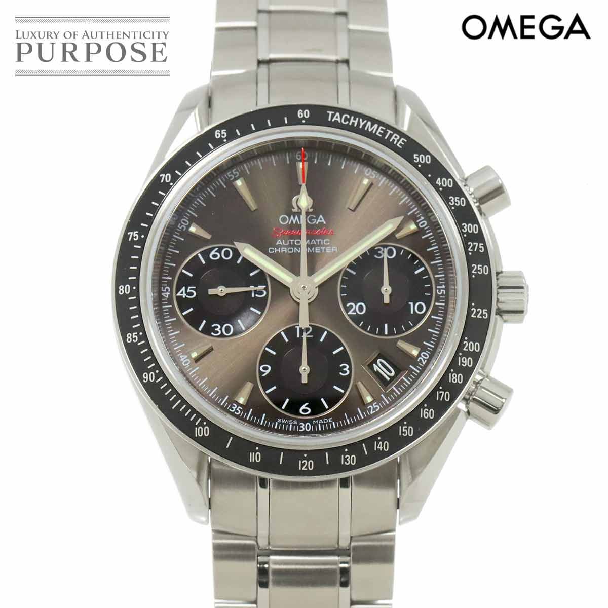オメガ OMEGA スピードマスター デイト 323 30 40 40 06 001 クロノグラフ メンズ 腕時計 グレー 自動巻き Speedmaster 90295534