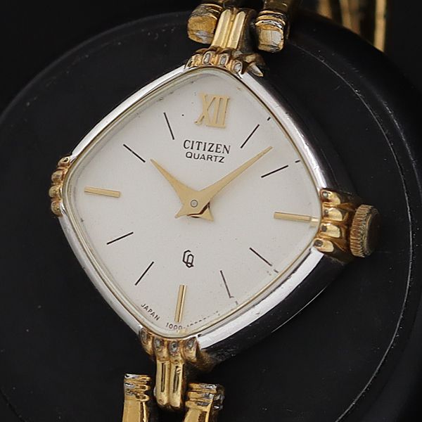 シチズン 4-103564A QZ 白文字盤 レディース腕時計 OSW 2000000 NSK シチズン 4-103564A QZ 白文字盤 レディース腕時計 OSW 2000000 NSK