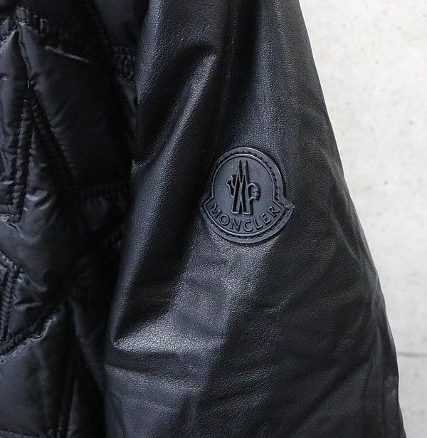 MONCLER AUBURN レザーダウンジャケット 美品 希少 2025年最新