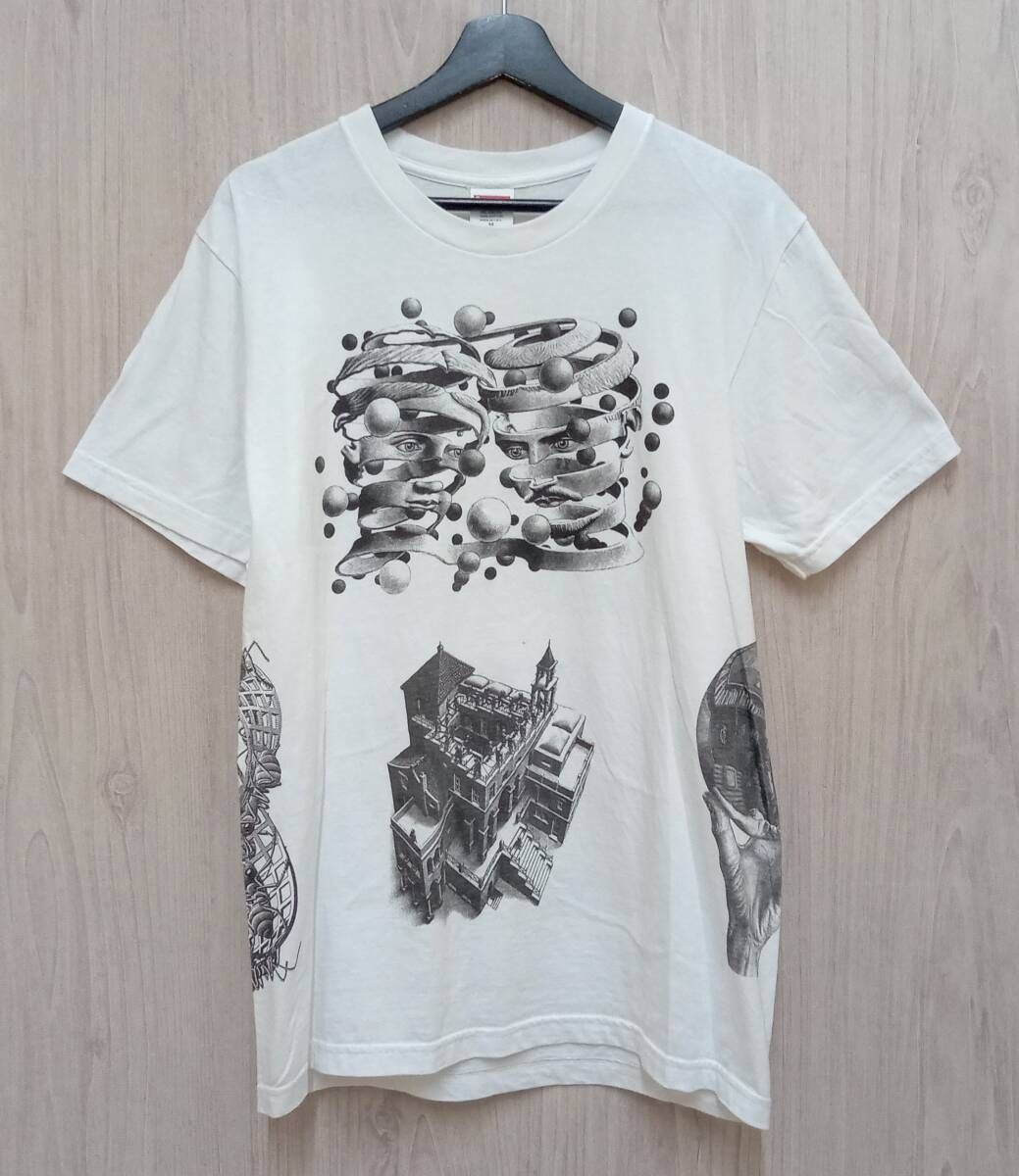 Supreme/シュプリーム/半袖Tシャツ/17SS/M.C.Escher Collage Tee/ホワイト/Mサイズ