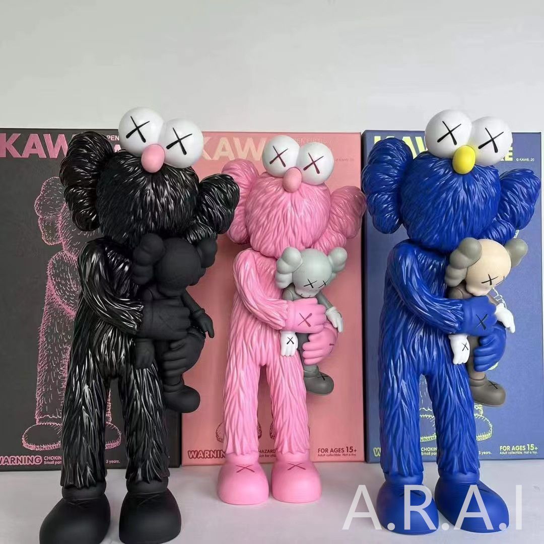 新品未使用】【割引価格】【数量限定】 フィギュア カウズ KAWS 33センチ ピンク ブルー ブラック 専用箱付き - メルカリ