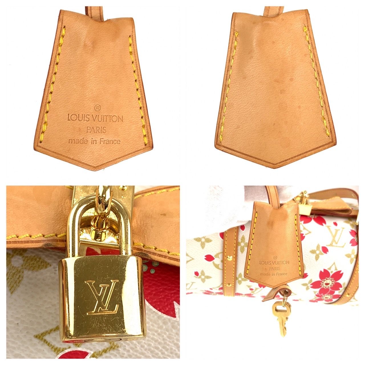 LOUIS VUITTON ルイヴィトン モノグラム チェリーブロッサム パピヨン 村上隆 ホワイト 白 アイボリー ピンク PVC M92011  ハンドバッグ レディース 402166 【中古】【中古】 - メルカリ