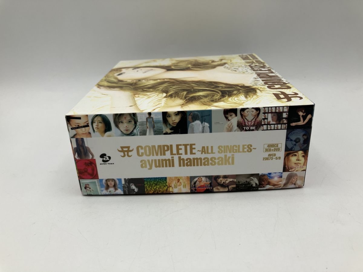 COMPLETE ~ALL SINGLES~ 浜崎あゆみ /3CD+DVD 4枚組 中古 セル版
