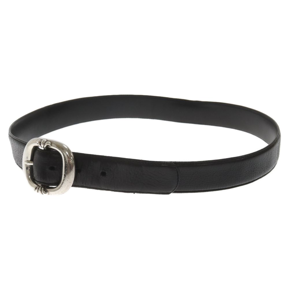 CHROME HEARTS (クロムハーツ) BLT GUNSLINGER1.5 ガンスリンガー レザーベルト シルバー/ブラック