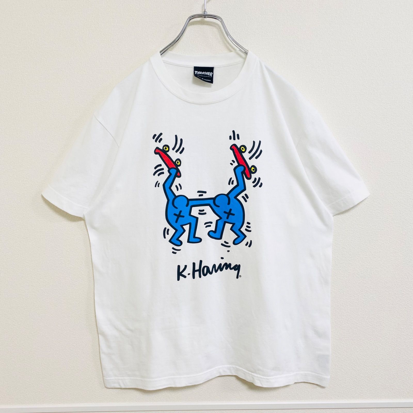 THRASHER Tシャツ キースヘリングコラボ - スケートボード