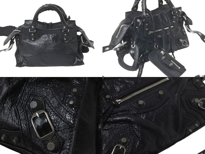 極美品 BALENCIAGA バレンシアガ ショルダーバッグ NEO CAGOLE XS 