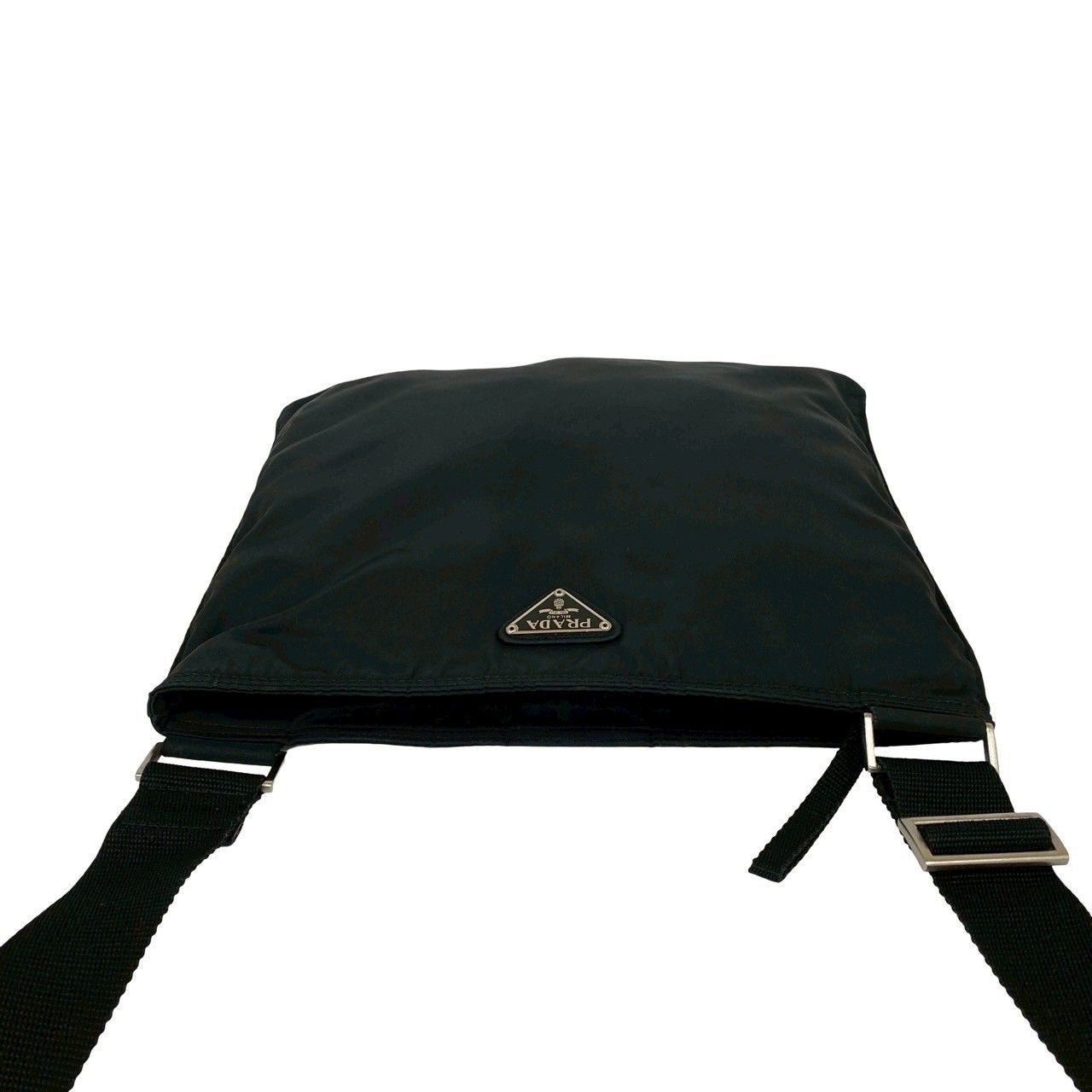 極 美品 PRADA プラダ 三角ロゴ プレート 金具 テスート